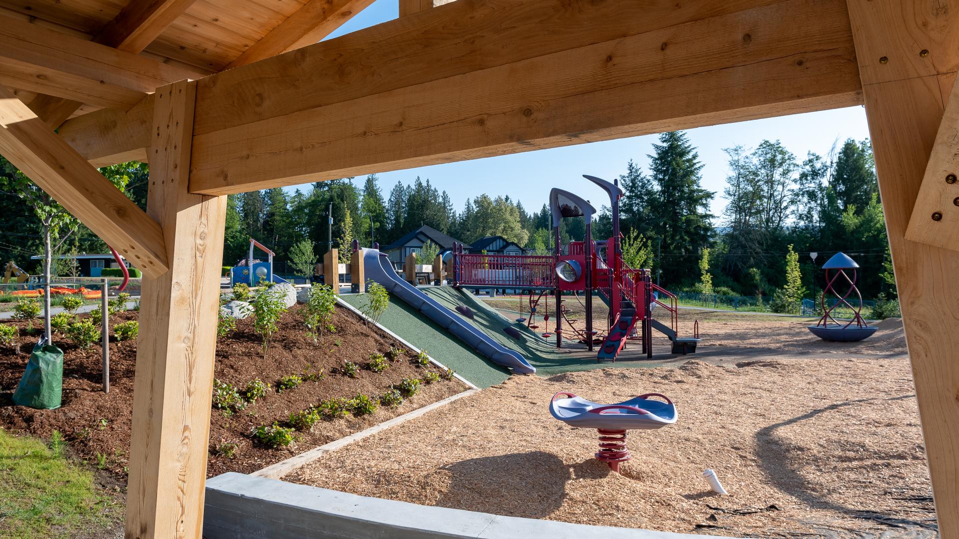picture of a playground on a sunny day
