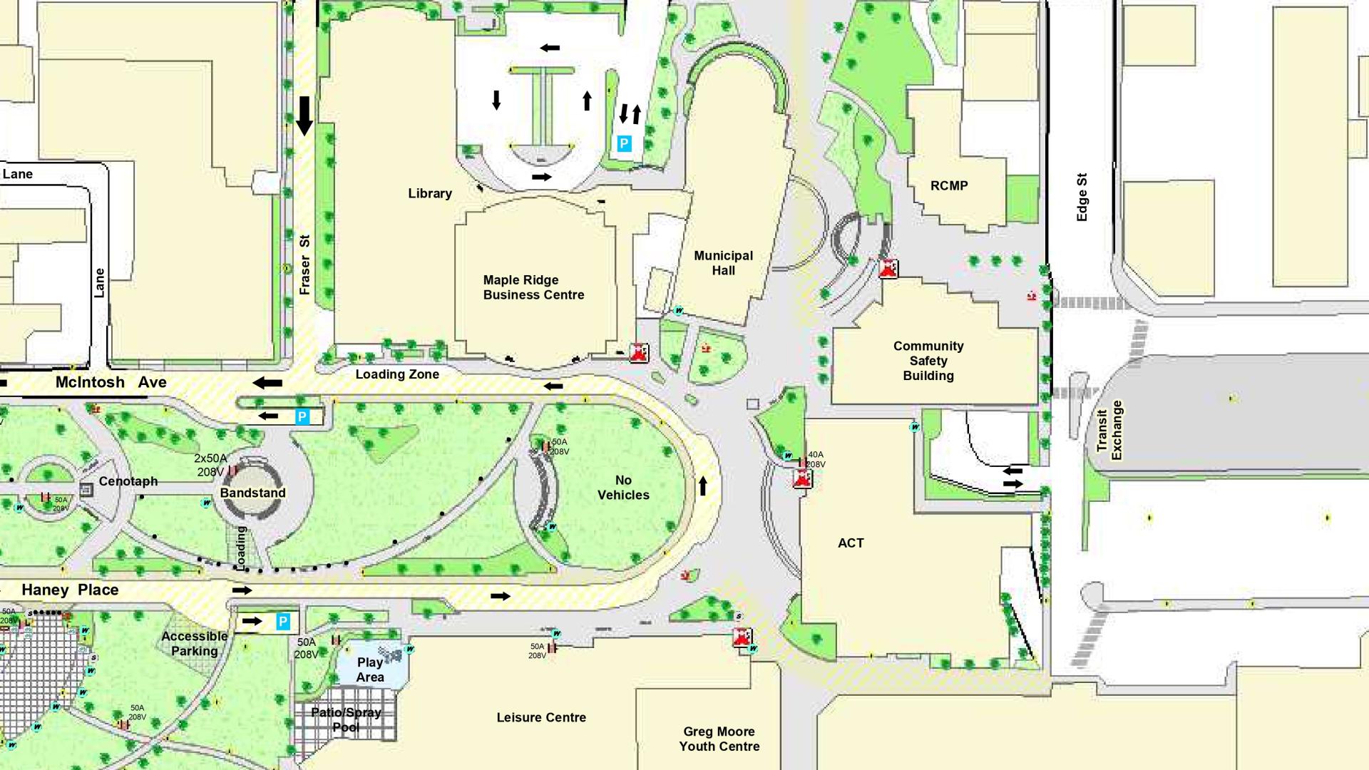thumbnail version of downtown core map