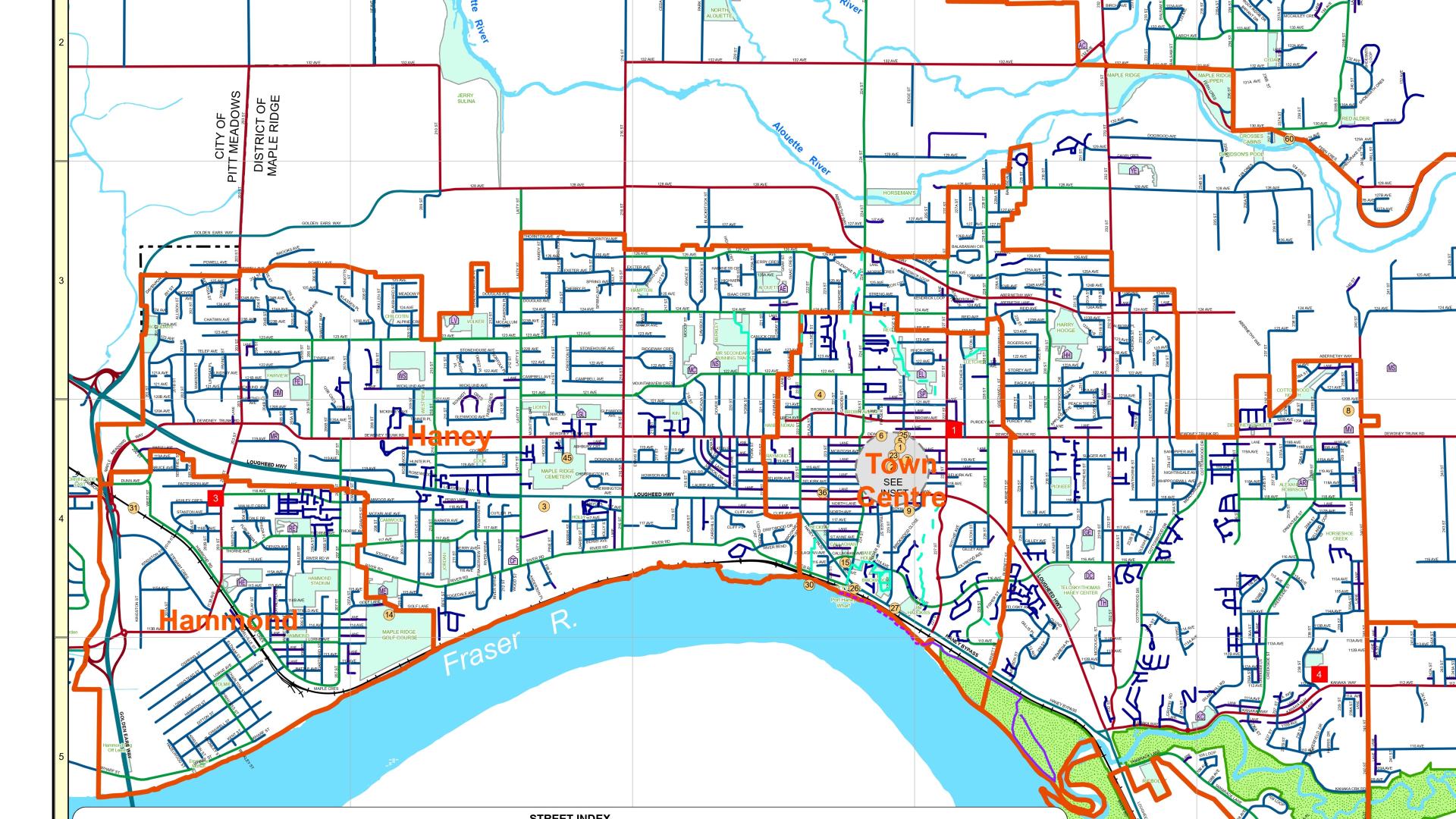 thumbnail version of City street map