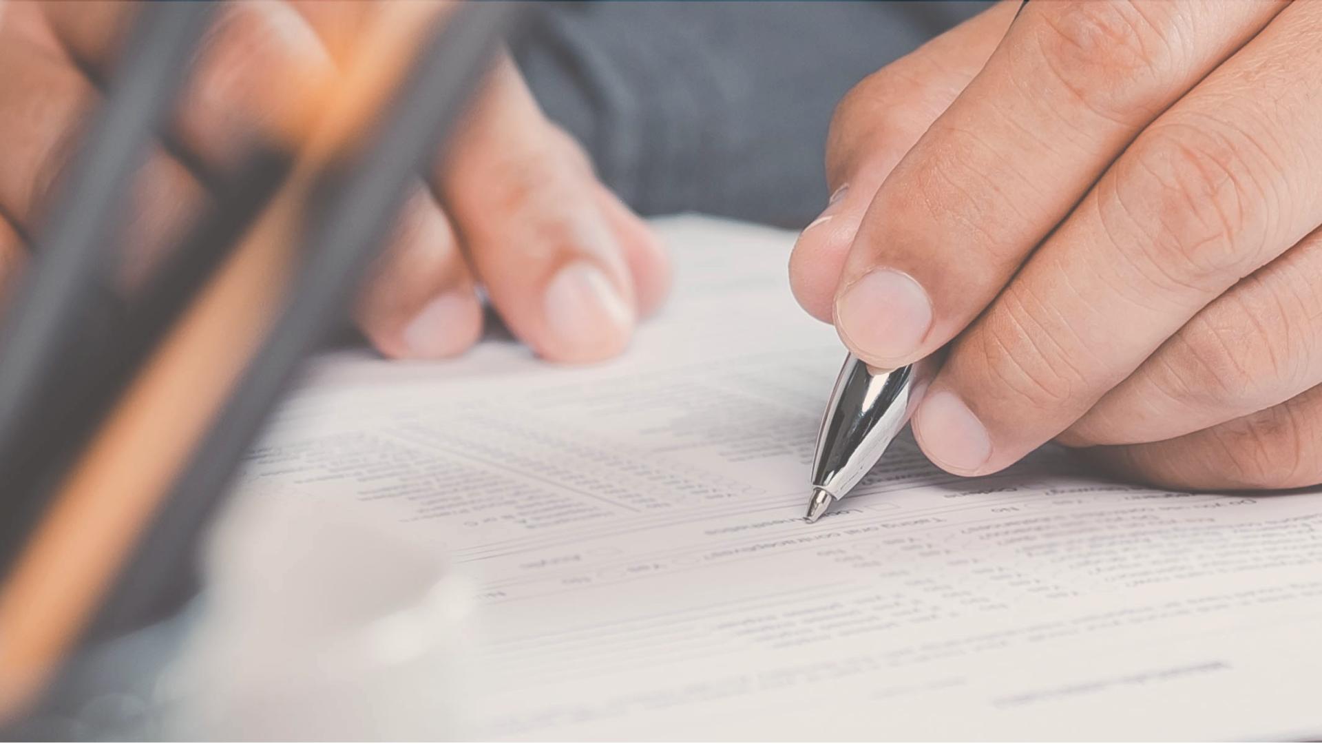person signing the contract