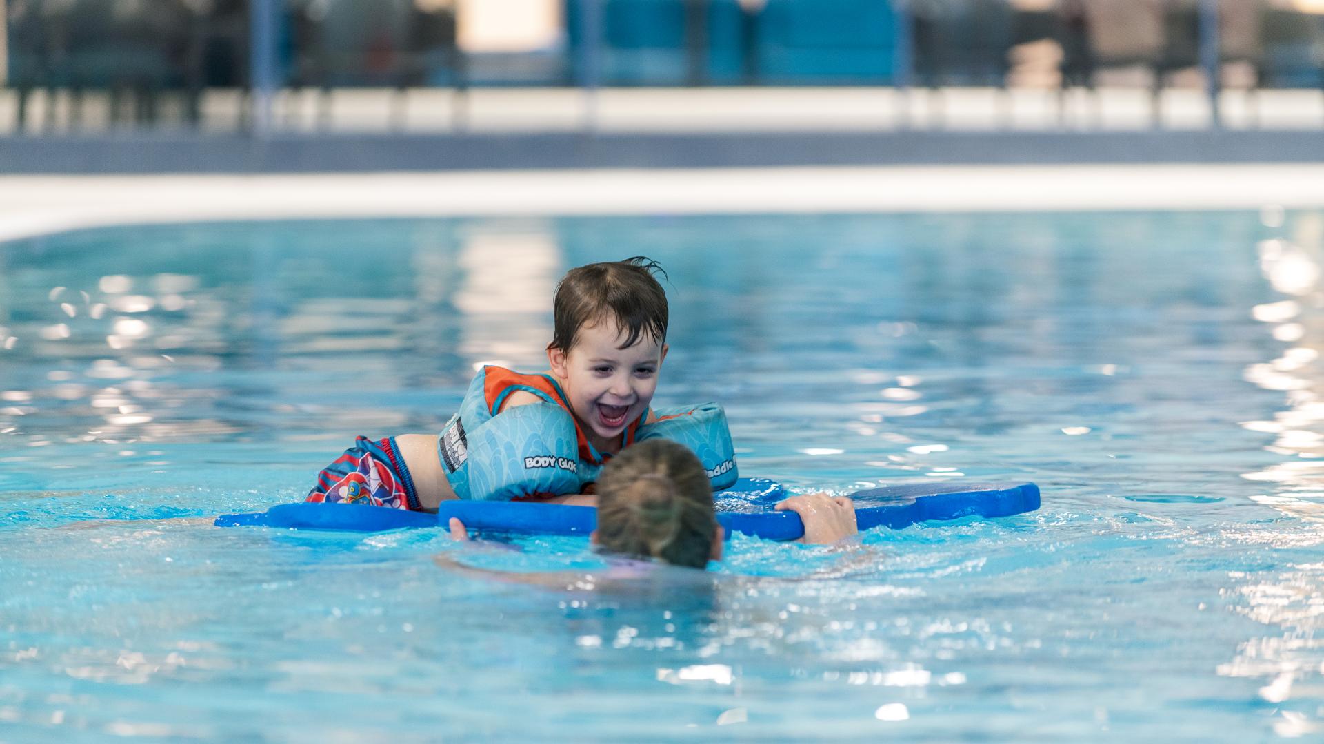 Family at Maple Ridge Leisure Centre Pool