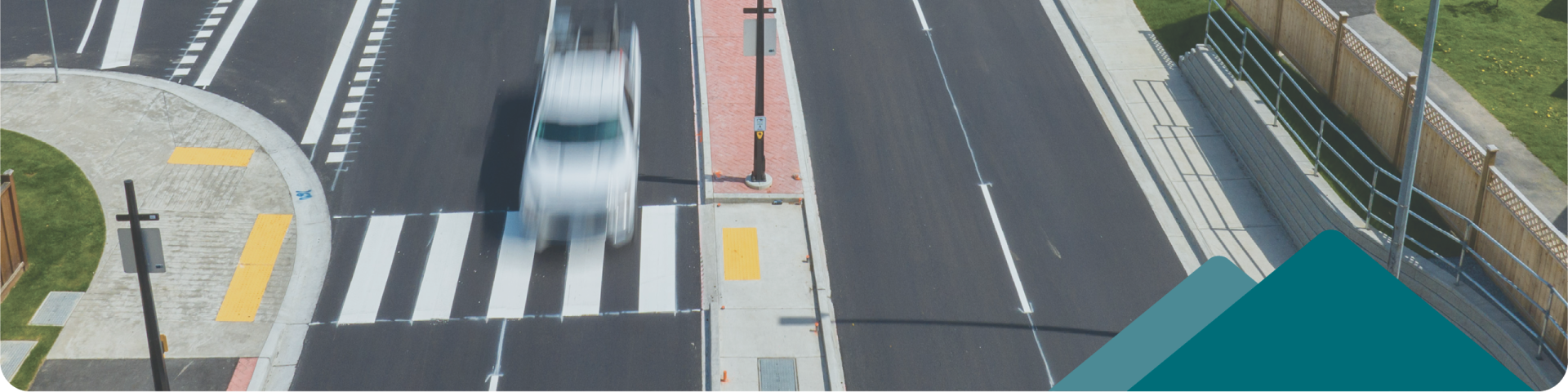 aerial view on the highways