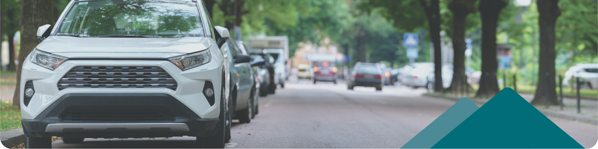 cars parked along the street