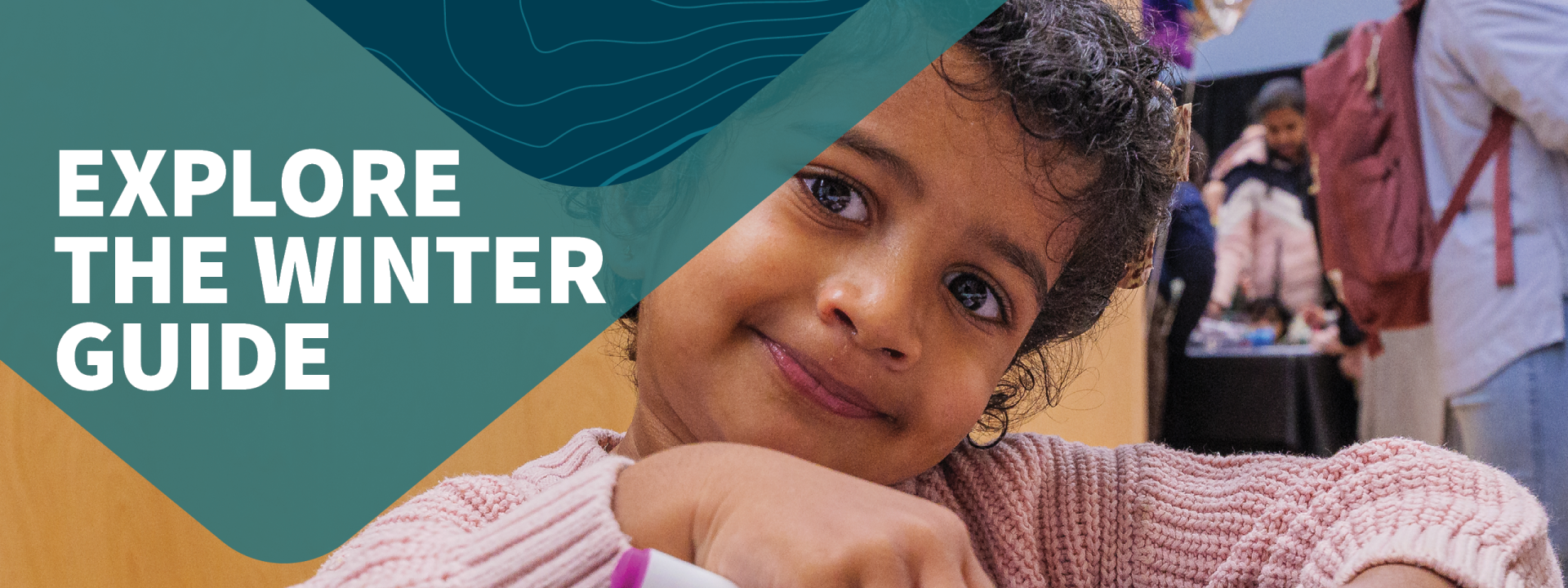 Young Girl Colouring at an event at Albion Community Centre